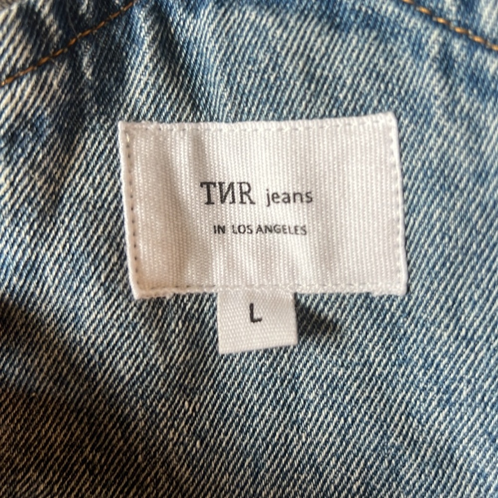 Vici Sean Pocketed Distressed Denim Overalls - Picture 2 of 4